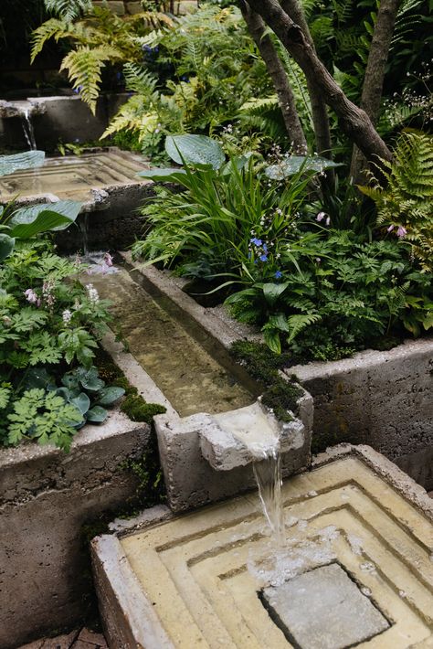 Ideas for real gardens from Chelsea Flower Show 2024 | House & Garden Chelsea Flower Show Gardens, Roman Garden, Steel Pergola, Chelsea Garden, Geometric Planter, English Country Gardens, Water Features In The Garden, Uk Photos, Garden Pond