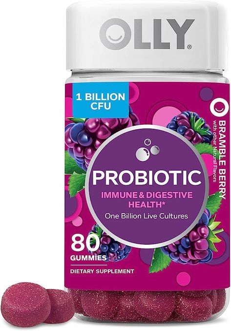 Olly Vitamins, Blackberry Smoothie, Banana Apple Smoothie, Vitamin Gummies, Probiotic Benefits, Best Probiotic, Healthy Supplements, Smoothie Prep, Dumping Ground