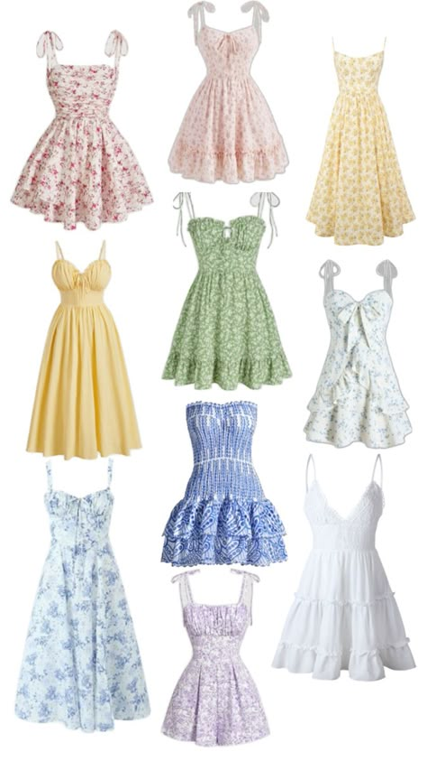 #sundresses #summer #summerdresses Sundress Aesthetic, Cute Church Outfits, Cute Sundresses, Professional Tips, Social Dresses, Outfit Inspo Casual, Cute Lazy Day Outfits, Quick Outfits, Wardrobe Outfits