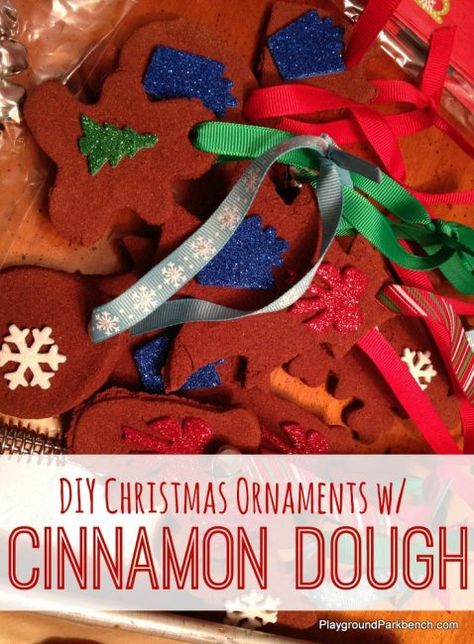 DIY Ornaments with Cinnamon Dough - Kids in the Kitchen Gingerbread Salt Dough, Salt Dough Christmas Decorations, Dough Christmas Ornaments, Salt Dough Christmas, Salt Dough Christmas Ornaments, Decor Ideas For Christmas, Dough Crafts, Salt Dough Crafts, Cinnamon Ornaments