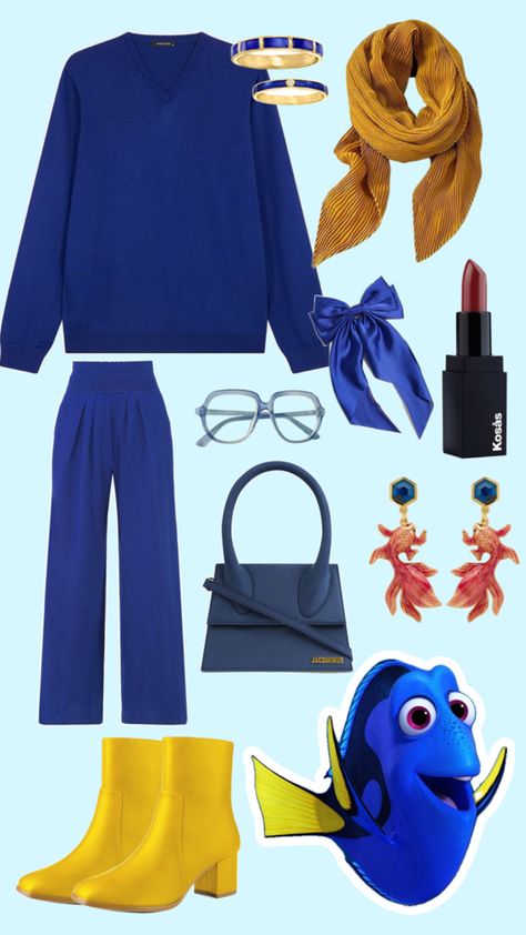 Disney bound outfit / Disneybound look Oswald Disneybound, Finding Nemo Disneybound, Nemo Outfit, Minnie Mouse Disneybound, Disneybound Ideas, Disneybound Outfits, Disney Bounding, Character Inspired Outfits, Disney Bound Outfits