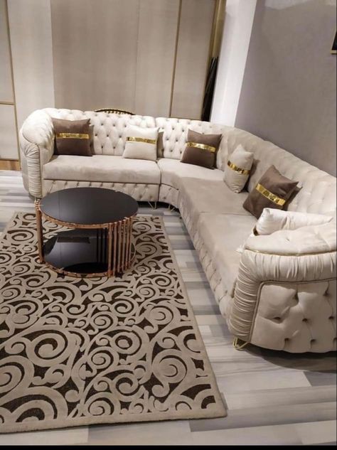 Best Sofa Designs For Living Room, Modern Sofa Designs Luxury, Luxury Sofa Living Room, Luxury Furniture Sofa, Luxury Sofa Design, Classy Living Room, Chic Sofa, Corner Sofa Design, Latest Living Room Designs