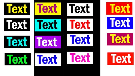 best text color combination for perfect matching with the background. Text And Background Color Combination, Best Text, Colour Grading, College Colors, Colour Matching, Thumbnail Design, Creative Things, School Posters, Color Grading