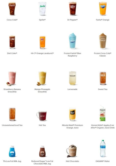 McDonald’s Menu & Latest Prices In USA 2024 Mcdonalds Breakfast Menu, Mcdonalds Food, Mcdonalds Fast Food, Toys Template, Unsweetened Iced Tea, Big Tasty, Mcdonald Menu, Chicken Honey, Mcdonalds Breakfast