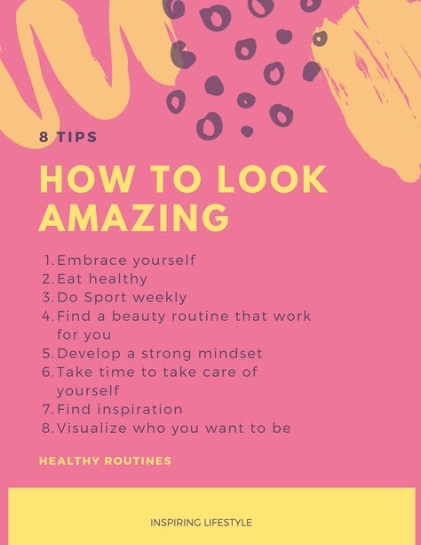 How To Be More Carefree, How To Be More Outgoing Tips, How To Make Yourself Look Prettier, Simple Ways To Feel Better About Your Appearance, How To Be Prettier Without Makeup, Tips On How To Be More Attractive, Healthy Routine, Easy Money, Beauty Goals