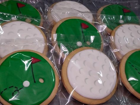 NOTE: Please check our shop front for unavailable dates for cookie orders! Orders placed for events/parties during our unavailable dates will be canceled. Thank you for your understanding 1 dozen hand-decorated Golf Cookies! Great for any golf lover or competition golf team! All of our cookies are made from-scratch with fresh ingredients and real butter in our licensed & inspected kitchen! Perfect for party favors, dessert tables, gifts, or just because.  Cookies are standard size, about 3-4 inc Top Golf Party Favors, Golf Treat Bags, Golf Themed Retirement Party, Golf Theme Bachelor Party, Golf Themed Cookies, Golf Graduation Party Ideas, 40th Birthday Golf Theme, Golf Graduation Party, Golf Retirement Party Ideas