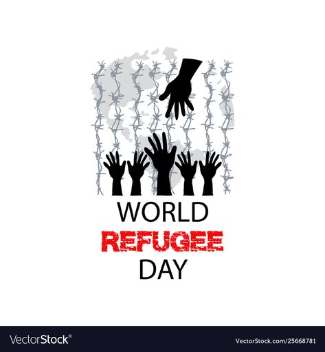 Refugee Day, World Refugee Day, Design Vector, Business Names, Png Images, Adobe Illustrator, Poster Design, Print On Demand, Vector Free