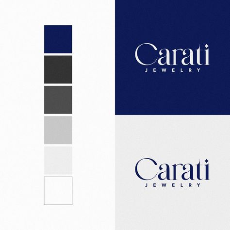 Luxury Brand Identity Design. Jewelry Brand. Blue silver White. Wordmark Logo Inspiration Luxury Blue Branding, Jewel Branding, Luxury Branding Identity, Jewel Logo, Photographer Design, Wordmark Logo, Freelance Web Design, Timeless Brand, Alphabet Soup