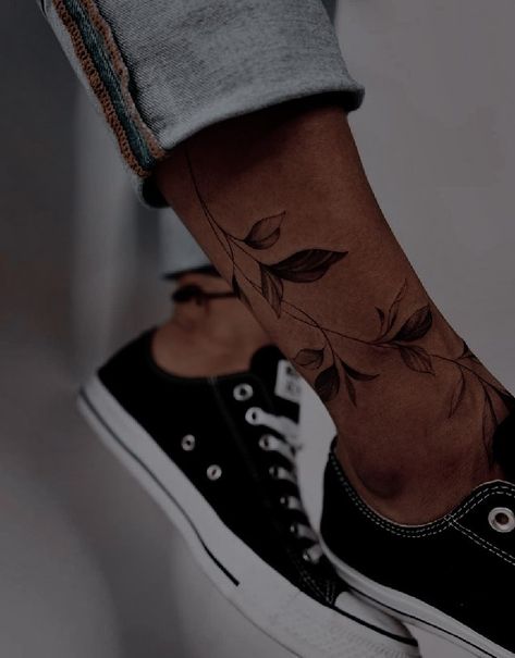 Outter Ankle Tattoos For Women, Small Ankle Tattoo Cover Up, Ankel Tattoos Wrap Around Women, Ankle Women Tattoo, Front Of Calf Tattoo, Aesthetic Ankle Tattoo, Boho Ankle Tattoo, Ankle Tattoo Aesthetic, Side Of Ankle Tattoo