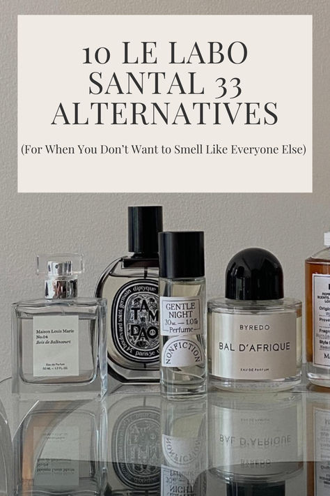 Whether you want a more affordable dupe or a sandalwood fragrance that stands out, try our selection of the best Le Labo alternatives. Le Labo Perfume, Le Labo Aesthetic, Leather Vampire, Santal Perfume, Perfume Collection Aesthetic, Le Labo Santal 33, Perfume Layering, Minimal Outfit Ideas, Fragrance Layering