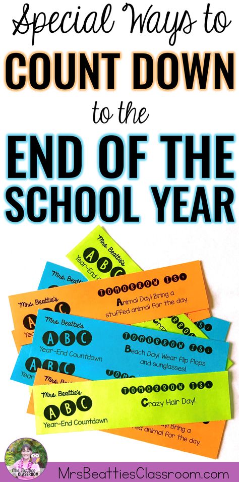 These special ways to count down to the end of the school year will be a hit with your students as the countdown to summer vacation begins in your classroom. From a balloon pop countdown to ABC countdown, these end-of-school countdown ideas will make the end of your year special! Countdown To Summer Activities, Pretend School, Classroom Countdown, Count Down To Summer, Abc Countdown, Countdown Ideas, Alphabet School, School Countdown, Countdown To Summer