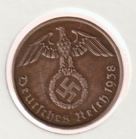 I just added a new item to eBay, Rare WWII COPPER German War 1938-A WW2 Germany 2 Reichspfennig Collection Coin! #eBay #eBaySeller https://ebay.us/4YM4Dm German Coins, Pirate Coins, Ww2 Germany, Antique Coins, Roman Coins, World Coins, Us Coins, Paper Money, Coin Collecting