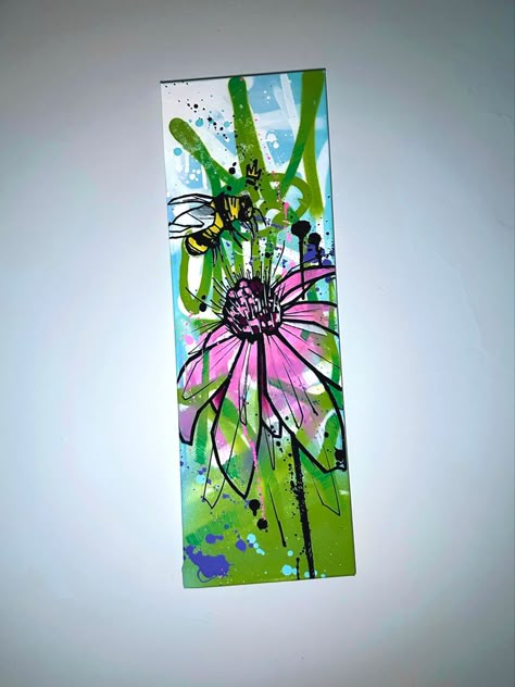 Floral Graffiti Street Art, Graffiti Inspired Art, Hiphop Lettering, Graffiti Art Ideas, Painting Skateboards, Music Exhibition, Flower Graffiti, Graffiti Furniture, Graffiti Flowers