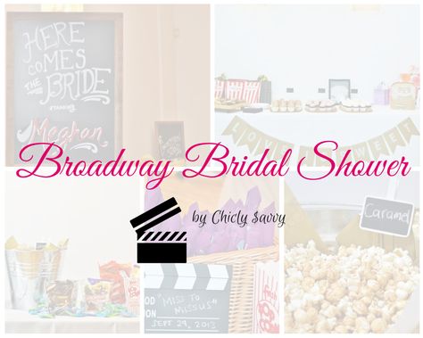 A savvy Broadway themed Bridal Shower. Themed Bridal Shower, Bridal Shower Theme, Here Comes The Bride, To Look, Bridal Shower, Broadway, Shower