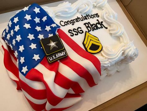 Army Promotion Cake, Army Promotion, Promotion Cake, Military Cake, Grad Party Decorations, Military Ball, Sheet Cake, Grad Party, Grad Parties