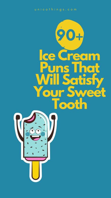 let's add some sprinkle of humor to your life with these funny and hilarious ice cream puns that will make you scream with laughter. 😂 Ice Cream Puns Love, Ice Cream Jokes Humor, Ice Cream Puns Funny, Ice Cream Campaign, Ice Cream Sayings, Ice Cream Humor, Ice Cream Jokes, Sprinkles Quotes, Ice Cream Quotes Funny