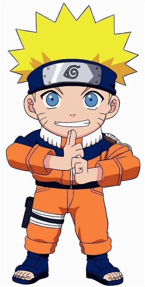 Naruto Simple Drawing, Chibi Naruto Characters, Naruto Birthday, Kid Naruto, Naruto Painting, Naruto Tattoo, Block Painting, Naruto Drawings, Naruto Uzumaki Art