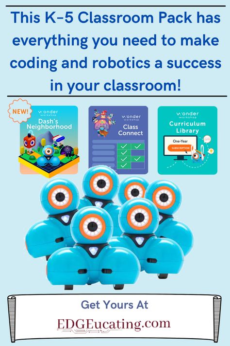 Dash And Dot Robots, Coding And Robotics, Dash Robot, Robotics Competition, Class Library, Dash And Dot, Curriculum Design, The Dash, Stem Projects