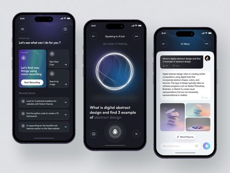 Chatbot Ui Design, Fintech Mobile App, Chatbot App, Chatbot Design, Latest Graphic Design Trends, Journal App, Web Design Examples, Card Ui, Mobile Ui Design