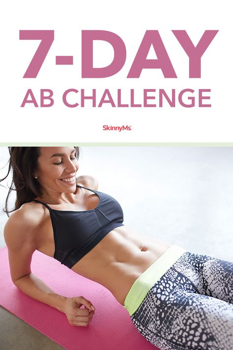 7 Day Ab Challenge, 7 Day Abs, Toned Tummy, Ab Challenge, Best Workouts, Health Challenges, Effective Exercises, Popular Workouts, Fitness Design