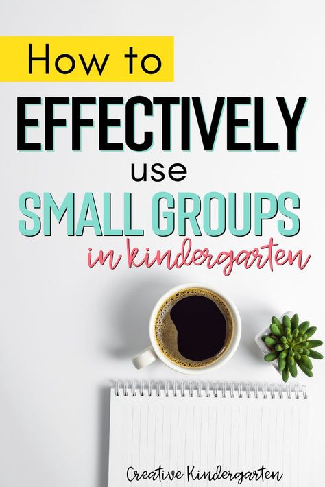 Effective tips to make small groups in your kindergarten classroom meaningful and useful to you and your students. Try these ideas to get started today! Small Group Activities Kindergarten, Kindergarten Reading Groups, Kindergarten Small Groups, Kindergarten Organization, Literacy Activities Kindergarten, Transitional Kindergarten, Small Group Reading, Writing Groups, Coaching Teachers