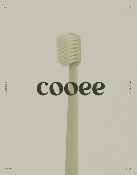 Cooee Oral Care Toothbrush | Logo Design by Plenty Make Up Cosmetics, Sikat Gigi, Eco Logo, Logo Creator, Create Logo, Beautiful Logos Design, Bold Logo, Graphic Design Fonts, Branding Design Inspiration