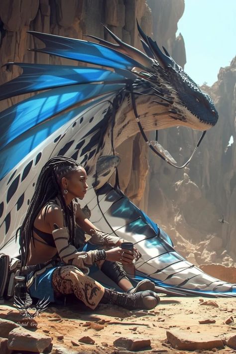 Dragon Rider Concept Art, Dragons And Humans, Dragon Rider Female, Dragon Woman Hybrid, Dnd Female Character Concept, Woman And Dragon, Dragon People, Dragon Riders, Dragon Artwork Fantasy