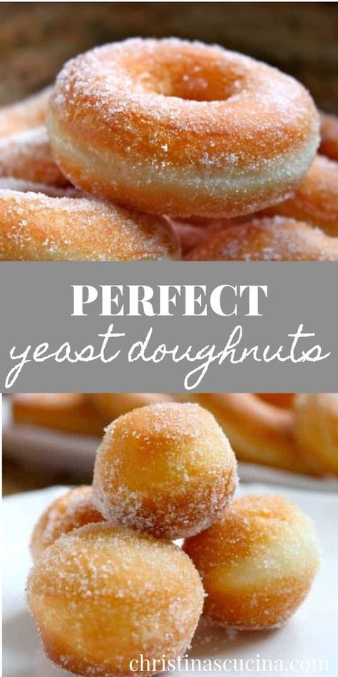 Yeast Doughnuts, Doughnut Recipe Easy, Smores Dessert, Homemade Doughnuts, Homemade Donuts Recipe, Baked Donut Recipes, Thighs Chicken, Donuts Recipe, Homemade Donuts