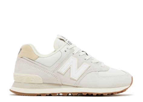 Wmns 574 'Reflection Angora' - New Balance - WL574NO2 - reflection/white/angora | Flight Club Fall Shoes Casual, Cute Running Shoes, Shoes For School, Nike Shoes Air Force, Back To School Shoes, Trendy Shoes Sneakers, Pretty Shoes Sneakers, Flight Club, Tan Shoes