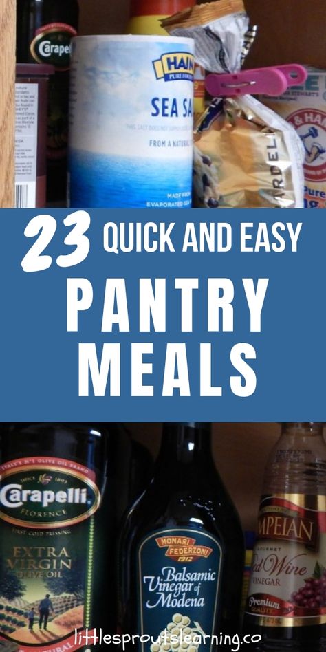 Pantry Cooking, Pantry Meals, Pantry Challenge, Preppers Pantry, Healthy Pantry, Daycare Menu, Cooking At Home, Cooking On A Budget, Pantry Items