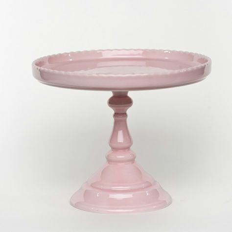 Pink Round Cake, Diy Wedding Cake Stand, Cake Mix Pancakes, Girly Products, Pink Cake Stand, Diy Vintage Wedding, Couleur Rose Pastel, Round Cake Stand, Cake Pedestal