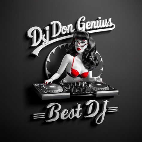 Dj Don Genius Best Logos Designs Rolling #bestgraphicdesign #bestLogoDesigner Dj Logo Design, Best Logos, Dj Logo, Best Dj, Best Logo Design, June 21, Cool Logo, Dj, Logo Design