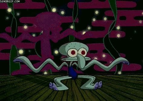 New party member! Tags: animation dance cartoons & comics spongebob squidward his face Squidward Dancing, Spongebob Squidward, Squidward Tentacles, Spongebob Painting, Cartoons Dancing, Spongebob Party, Spongebob Square, Funny Troll, Spongebob Funny