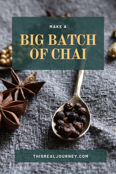 chai tea recipe Cardamom Tea Recipe, Spiced Tea Recipe, In The Midst Of Winter, Homemade Chai, Chai Tea Recipe, Spiced Chai, Tea At Home, Chai Recipe, Cinnamon Tea