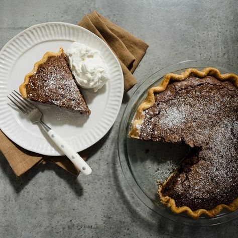 Brownie Pie Recipe - Magnolia Gains Recipes, Brownie Pie Recipe, Magnolia Recipes, Magnolia Table Recipes, Joanna Gaines Recipes, Chocolate Chess Pie, Celebrity Food, Ranch Recipes, Magnolia Kitchen