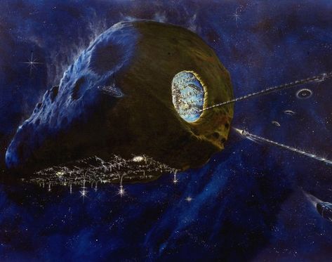 Asteroid Mining, Hard Science Fiction, Science Fiction Artwork, Sci Fi City, Sci Fi Environment, Space Fantasy, Spaceship Concept, Spaceship Design, Futuristic Art