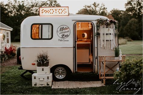 Horse Trailer Bar, Terrain Wedding, Camper Bar, Trailer Bar, Photo Booth Business, Shasta Camper, Silly Hats, Booth Wedding, Event Bar