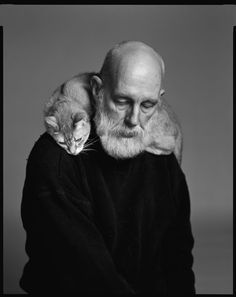 Edward Gorey’s Enigmatic World | The New Yorker Men With Cats, Illustration Art Nouveau, Edward Gorey, Great Works Of Art, Photographie Portrait Inspiration, Richard Avedon, Face Reference, Saint John, Cat People