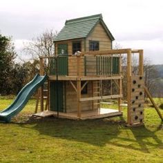 Frame Playhouse, Kids Indoor Playhouse, Wooden Climbing Frame, Backyard Playset, Garden Playhouse, Playhouse Plans, Indoor Playhouse, Backyard Playhouse, Build A Playhouse