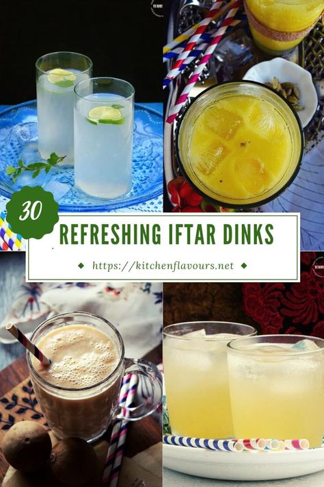 Kids Iftar Party, Drink For Ramadan, Ramadan Recipes Iftar Drinks, Quick And Easy Ramadan Recipes, Iftar Drink Recipes, Ramadan Drinks Recipes, Ramadan Recipes Iftar Snacks Easy, Ramadan Iftar Ideas, Healthy Iftar Recipes