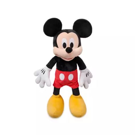 Mickey Mouse Plush – Medium 17 3/4'' Disney Junior Mickey Mouse, Mickey Mouse Plush, Toys For Tots, Mouse Plush, Disney Plush, See Ya, Disney Shop, Rain Or Shine, Mickey Mouse And Friends