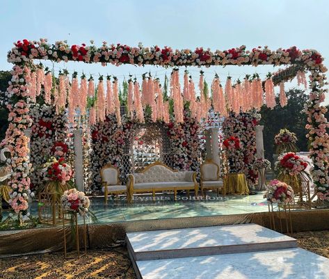 Call us for details and bookings +92-321-4268177, +92-324-4921459, +92-333-4645869, +92-332-4219910 #weddingplanners #stagesdesigners #eventsmanagement #baratastage #pakistaniwedding #hanginggarden #crystalbackdrop #importedflowers #eventdesigners #outdoorsetup #stagedecor #a2zeventssolutions #baratsetup #bestcaterers #floralbackdrop #outdoorstage Barat Decor, Outdoor Stage, Stage Decoration, Out With Friends, Event Management Company, Lahore Pakistan, Floral Backdrop, Stage Decorations, Hanging Garden