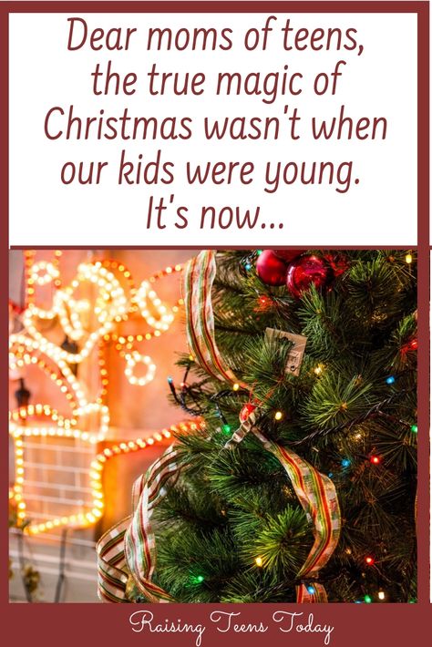 Just because my kids are older and they don't believe in Santa anymore doesn't mean we lost the magic of Christmas. In fact, it's because they're older that we found it. #spiritofchristmas #christmaswithteenagers #celebratingchristmaswithteenagers When Kids Stop Believing In Santa, Kids Christmas Letter, Santa Quotes, Christmas Scavenger Hunt, Printable Games For Kids, Believe In Santa, Christmas Girls, Vintage Christmas Gifts, Smart Parenting