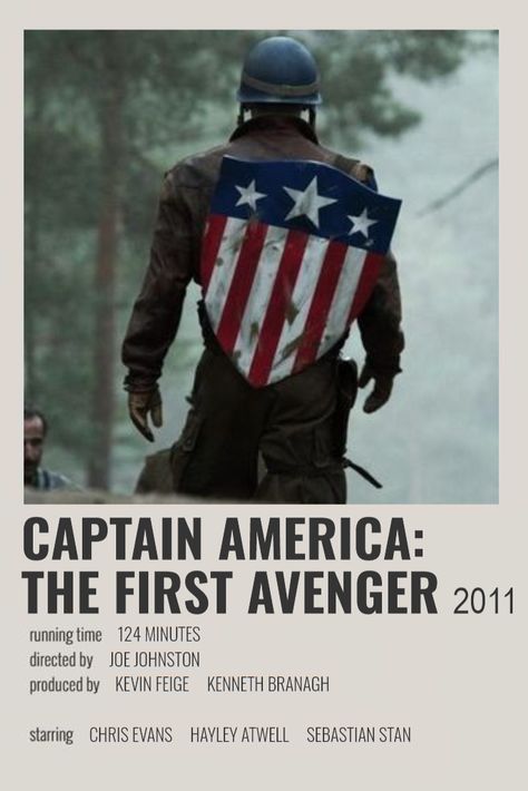 Movie Polaroids, Avengers Movie Posters, Poster Marvel, Captain America The First Avenger, Film Polaroid, Film Marvel, The First Avenger, Marvel Movie Posters, Avengers Poster