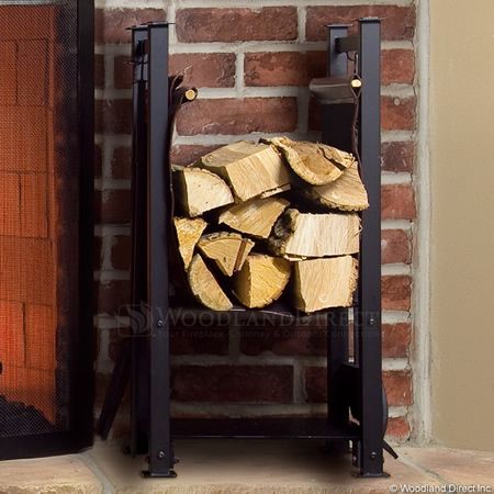 Log Rack Carrier and Tool Set | WoodlandDirect.com: Fireplace Tools #LearnShopEnjoy Hearth Stone, Outdoor Wood Fireplace, Outdoor Fireplace Kits, Log Carrier, Fire Pit Art, Electric Fireplace Wall, Resin Patio Furniture, Fireplace Kits, Teak Patio Furniture