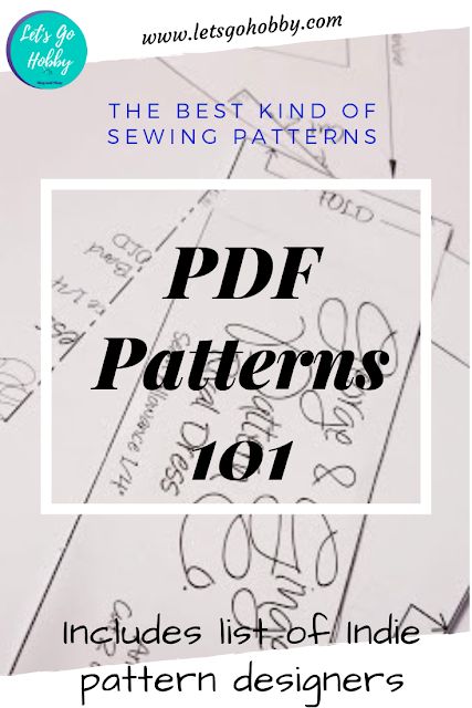 PDF Patterns 101 - A Complete Step-by-Step Guide - Let's Go Hobby Pattern Making Books, Pattern Drafting Tutorials, Dress Sewing Tutorials, Free Pdf Sewing Patterns, Printable Sewing Patterns, Stitch Clothes, Sewing Book, Sewing Lessons, Clothes Women