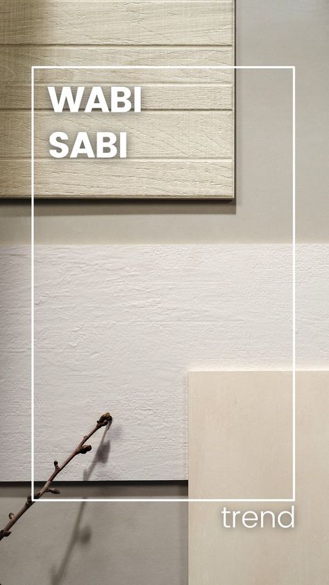 Wabi Sabi Philosophy, Ceramic Wall Tiles, Wall Tile, Deco Style, Wabi Sabi, Wall Tiles, Natural Materials, Cement, Philosophy