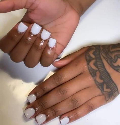 Acrylic Toe Nails, Hard Nails, Nails Now, White Acrylic Nails, Girly Acrylic Nails, Simple Acrylic Nails, Casual Nails, Short Square Acrylic Nails, Acrylic Nails Coffin Pink