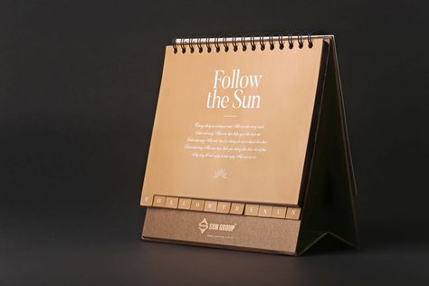 Sungroup - Calendar 2017 Luxury Calendar Design, Table Calendar Design, Creative Desk Calendar, Calendar Table, Calendar Design Inspiration, Big Calendar, Desk Calendar Design, Desk Gadgets, Table Calendar