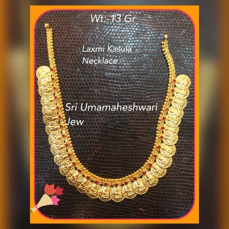 Kasu Necklace Designs Gold, Kasu Necklace, Kasula Peru, Brides Jewellery, Kasu Mala, Mughal Jewelry, Marriage Jewellery, Fashion Jewelry Necklaces Gold, Handmade Gold Necklace